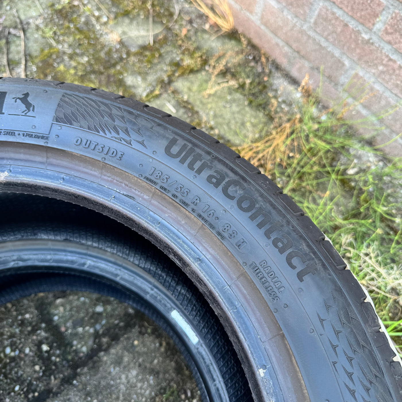 2x 185/55R16 Continental Ultracontact