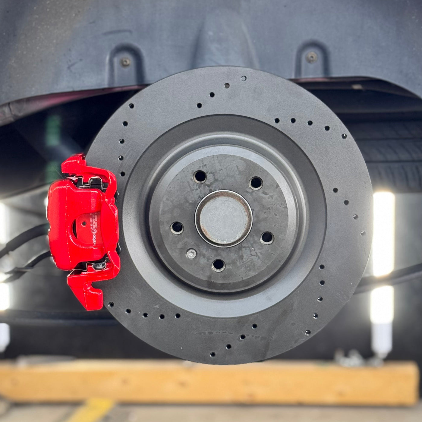 356mm without electric parking brake complete kit