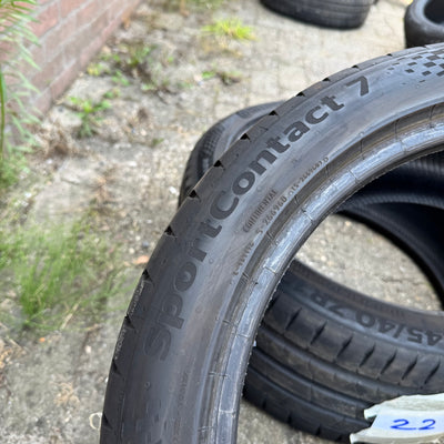 2x 245/40R18 Continental Sportcontact 7