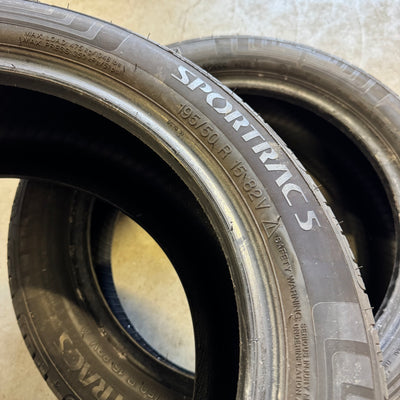 2x 195/50R15 Vredestein Sportrac 5