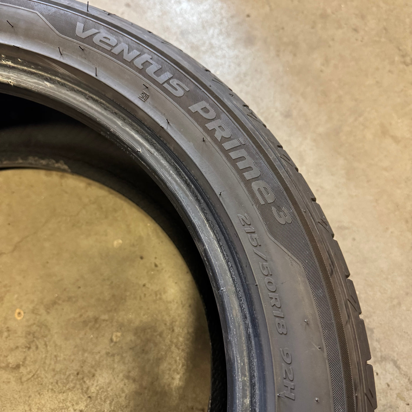 2x 215/50R18 Hankook Ventus Prime 3