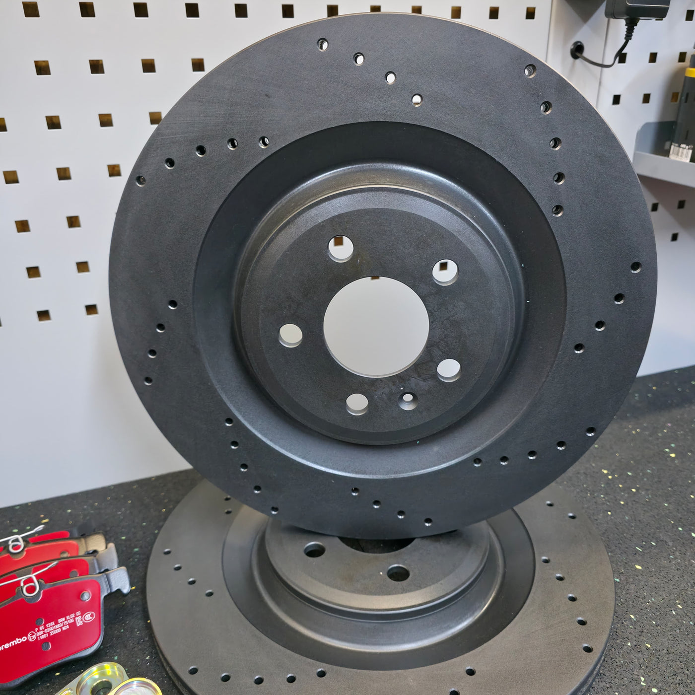 MQB 356mm rear upgrade kit