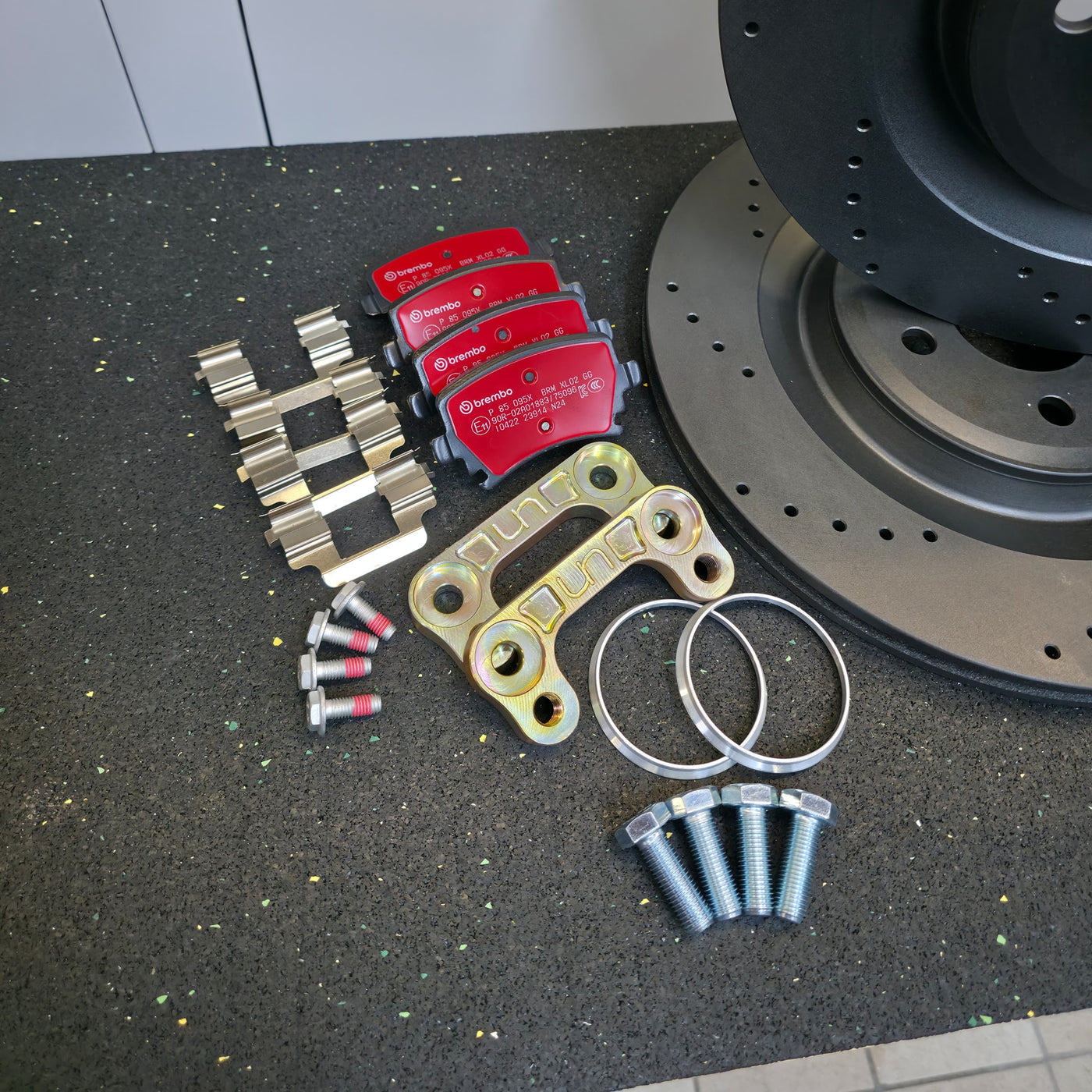 PQ35 356mm rear upgrade kit