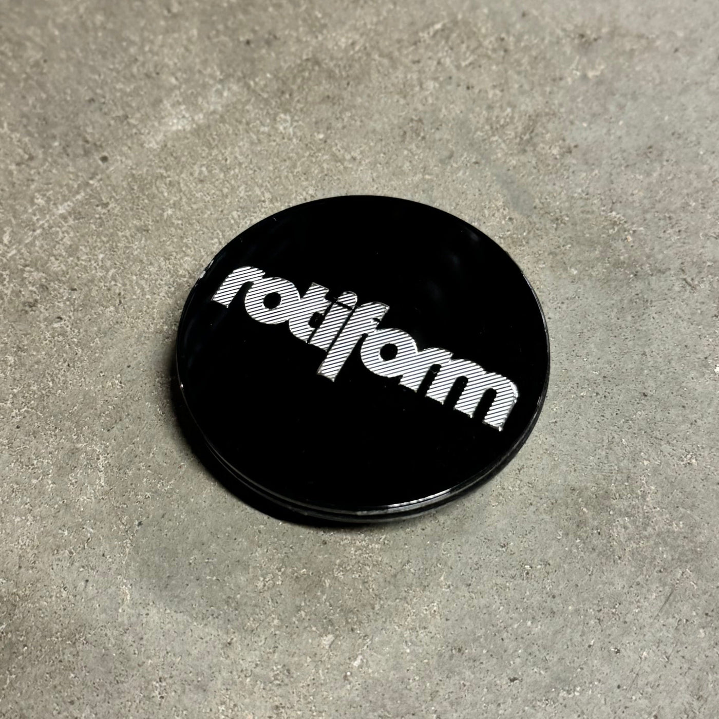 Rotiform hex nut centercap Black