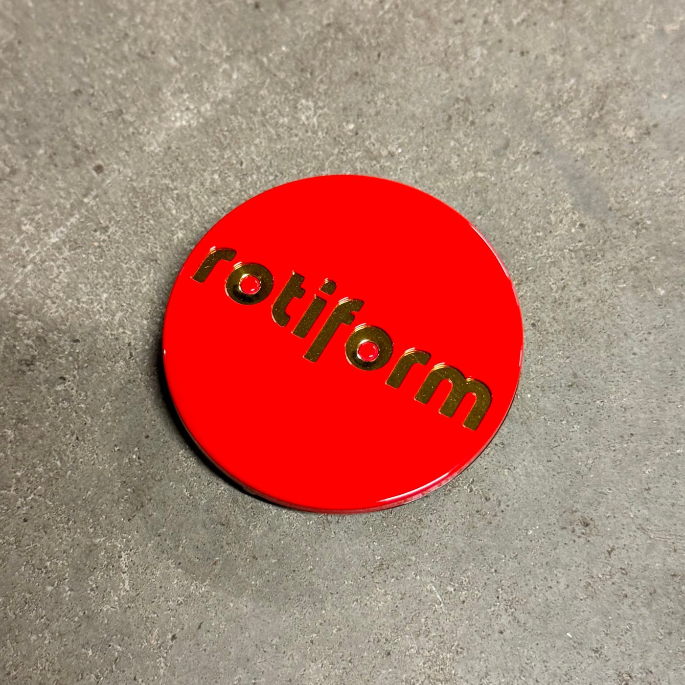 Rotiform Centercap - Red/Gold