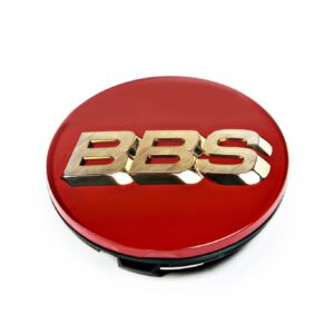 BBS Centercaps 3D 70.6mm - Red/Gold